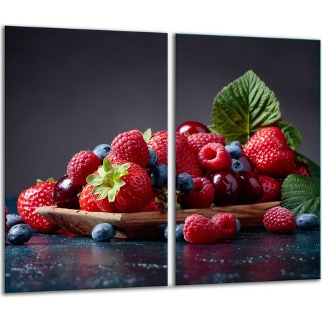 Tagliare in vetro 2x 30x52 frutta (1/5)