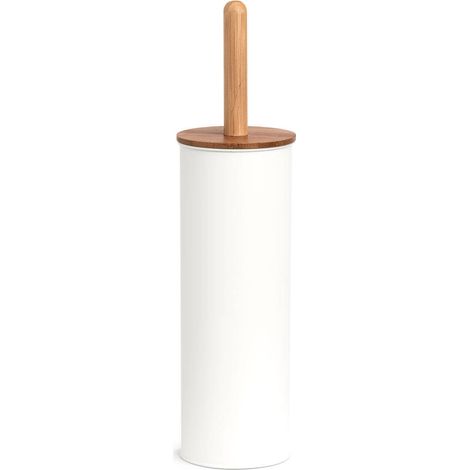 WC-Bürste aus Metall und Bambus, Ø 10 cm