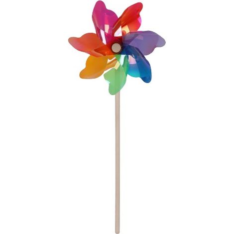 TrendLine Windrad bunt Ø ca.16 cm Standhöhe: ca. 48 cm Windspiel Windspirale