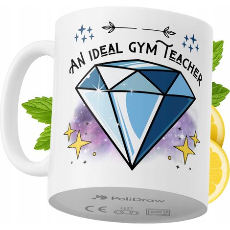 Lustige Tasse für Sportlehrer – Kaffee- oder Teetasse mit witzigem Textdesign – ideal für Geburtstage, Namenstage, Feiertage und besondere Anlässe. Hochwertige Tasse für Zuhause, Büro und Arbeit. Farb
