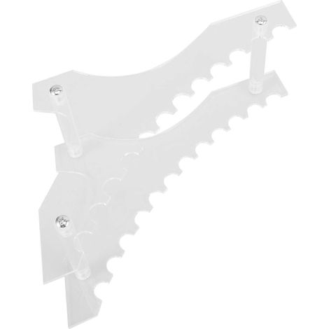 Porte-stylo en acrylique, organisateur de papeterie compatible avec 12 trous pour un rangement optimal. (1/5)