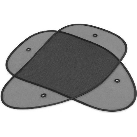 Pare-soleil de voiture – Avec ventouses – Grille en maille adaptée au pare-brise – Protection solaire et isolation thermique en été – 65 x 38 cm (1/5)