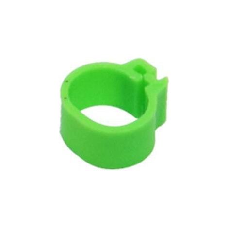200pcs Diamètre intérieur 8mm Anneaux Clip Oiseaux Pigeon Coloured Foot Ring 10 Couleurs-Ensoleillé (1/3)