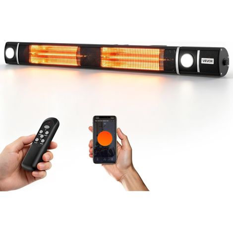 Radiateur Infrarouge 3000 W, Chauffage Extérieur avec Commande WiFi (1/5)