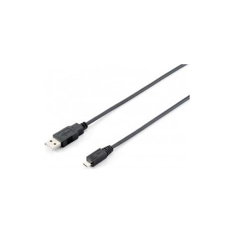 Equip 128594 cavo USB USB 2.0 1 m USB A Micro-USB B Nero (1/2)