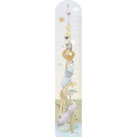 Little Dutch Wachstumstabelle Safari Friends - 142x27,5cm (1/5)
