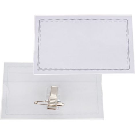 Ausweis mit Clip und Sicherheitsnadel 90x56mm (10/2000) (1/5)