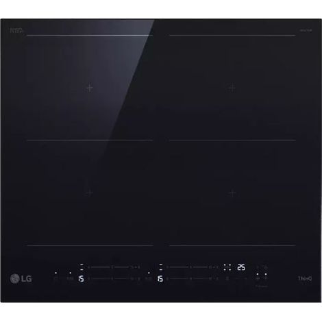LG CBIZ2437B Placa de Inducción Vidrio Negro 4 Zonas