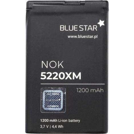 Bluestar Akku Ersatz kompatibel mit Nokia 5220 XM / 5630 XM 1200 mAh Austausch Batterie Accu BL-5CT (1/3)