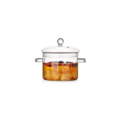Bol en verre de 1600 ml avec couvercle, avec caractéristiques : 1600M, Verre (1/5)
