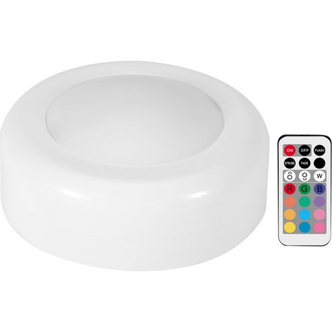 Lumière LED sans fil RGB 12 couleurs, lampe de nuit dimmable pour couloir (1/5)