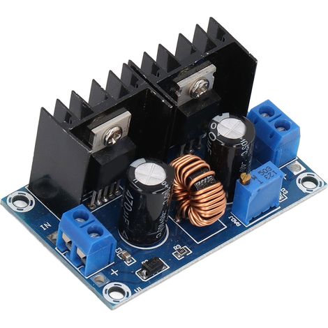Module régulateur abaisseur DC 4-38V vers 1,25-36V PWM 200W 8A, convertisseur de tension à découpage, alimentation stabilisée, pour bricolage et électronique. (1/5)