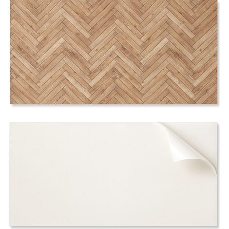 Panel de pared de vinilo estampado para comedor, 100x50 cm, dise帽o de espiga.