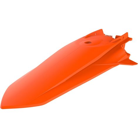 Guardabarros trasero Polisport para KTM EXC F125 200 250 300 450 500 XC XCF, color naranja.