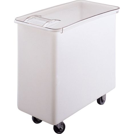 Bac à ingrédient avec couvercle plat - 75 x 39 x 74 cm - Blanc - Cambro