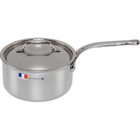 De Buyer Affinity Stielkasserolle Edelstahl 20 cm 3,4 Liter