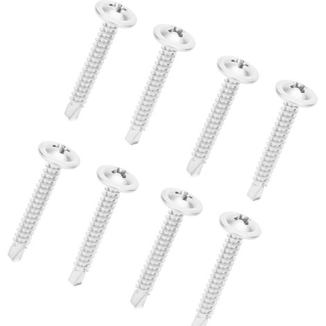 500-teiliges Set M4,2 x 32 mm Kreuzschlitz-Selbstschneidschrauben aus Edelstahl 410 (1/5)