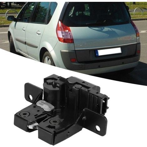 Serrure de hayon de coffre, serrure de loquet de loquet de compartiment arrière pour Clio III, Megane II, Grand Scenic II OE 8200076240 serrure sur la porte arrière renault 2+serrure de coffre (1/4)