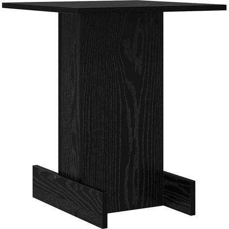 Maison Exclusive - Beistelltisch Schwarz Eichen-Optik 44,5 x 45 x