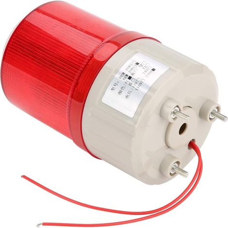 Gyrophare LED 220V avec Alarme Sonore, Rotation et Indicateur Lumineux pour Chantiers et Guérites (1/5)