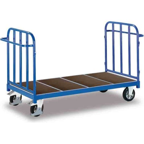 VARIOfit Doppel-Stirnwandwagen mit senkrechten Streben 2.005 x 880 mm Traglast 500 kg (1/2)