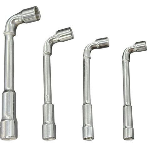 4pcs cle a pipe 6 pans 7mm 8mm 10mm 13mm, clé à pipe, clé a pipe, clef a pipe CRV acier au chrome vanadium (1/5)