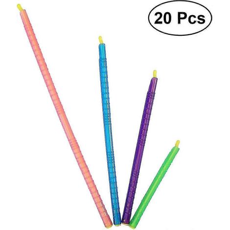 Lot de 20 bâtonnets de fermeture multicolores pour sacs plastiques, pinces réutilisables pour la conservation des aliments, tiges de fermeture pour la cuisine (1/5)