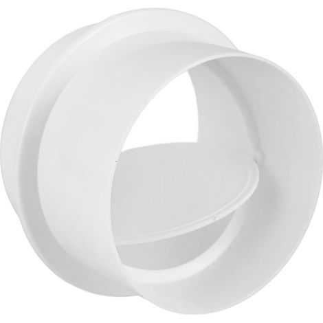 Clapet Anti-retour Rond Abs Blanc, eur de Ventilation Remplacement du Clapet Anti-retour, Clapets Anti-retour, Camping, Gaine de Ventilation (1/5)