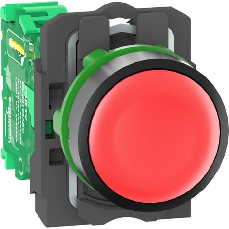 Harmony émetteur sans pile & - sans fil avec tête plastique Ø22 mm capsule rouge - ZB5RTA4 (1/3)