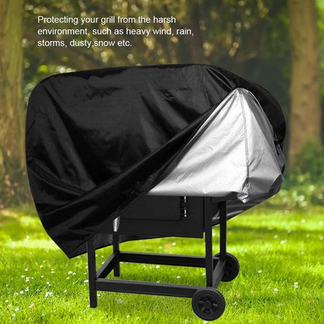 Housse de barbecue imperméable, protection UV et anti-pluie pour jardin, accessoire de grill. (1/5)