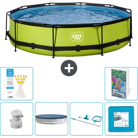Exit Pool Rund - 360x76 cm - 7-teilig S191