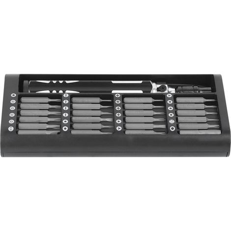 25-teiliges magnetisches Schraubendreher-Bit-Set für präzise Reparaturen mit Aufbewahrungsbox (1/5)