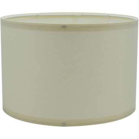 QORVA-blanc Abat-jour, rond, diamètre 25 cm, hauteur 18 cm, pour lampe à poser ou à suspendre, également à peindre et à coller