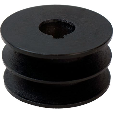 Sakawa – Poulie moteur double courroie 25 mm – Compatible moteurs courants – Diamètre extérieur 80 mm – Largeur de voie 17 mm (1/3)