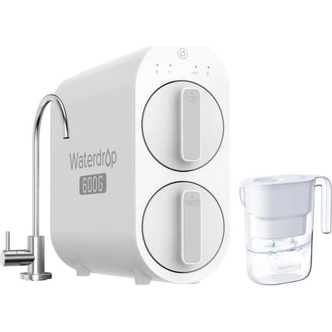 Waterdrop Système d’osmose inverse WD-G2P600 avec 1 pichet filtrant WD-PT-05W (1/5)