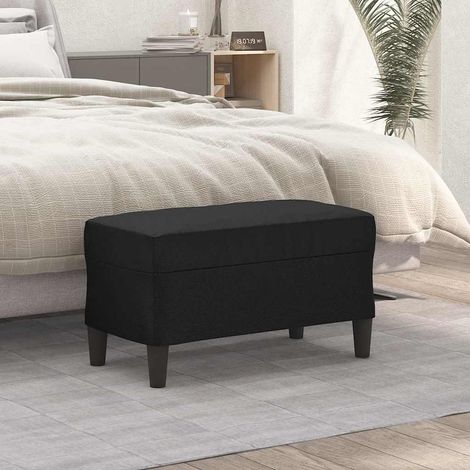 Banc - Banc de salon Banc de table Noir 70x35x41 cm Similicuir BV626371 - BonneVie (1/5)