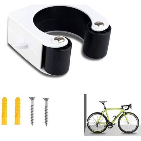 Boucle de stationnement pour vlo support mural pour vlo de montagne vlo de route support de rangement vertical avec clip Odipie (1/4)