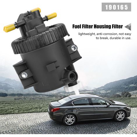Cartouche filtre à gasoil + boîtier pour CITROËN BERLINGO XSARA PICASSO PEUGEOT 206 306 307 2.0 HDi (1/5)