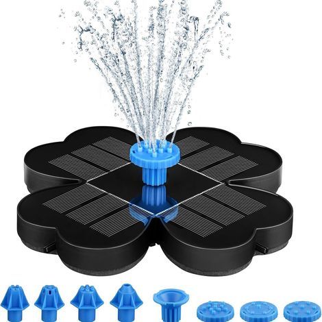 Clover floating solar pump for ponds, gardens, backyards, pools, and outdoor decoration (1/5)