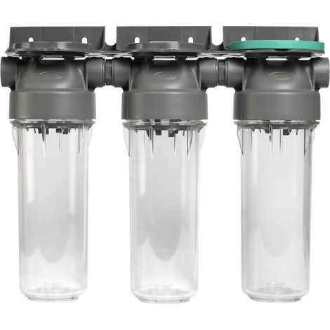 Porte filtres à eau triplex 9' 3/4 2P ECOSOFT (1/5)