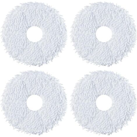Eureka Lot de 4 Serpillière de Remplacer pour J12 Ultra Robot Aspirateur Laveur, 2 Paires de Lingettes de Remplacement, 4 Pièces (1/2)