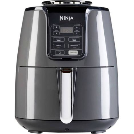 Ninja – Friteuse sans huile 3,8L AF100EU – Puissance 1550W – 4 fonctions : friture, rôtissage, réchauffage, déshydratation – Facile à nettoyer