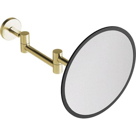 COSMIC Wall Magnifying Mirror, Brushed Gold PVD Architect Sp (X5) (1/5)