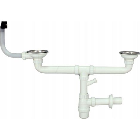 Syphon cuisine Rawiplast modèle 5903338520415 diamètre 115 mm PVC (1/2)