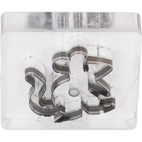 Matrice de perforation en forme de souris pour cuir, en acier allié acrylique, matrice de perforation creuse et incisive pour le traitement DIY (1/5)