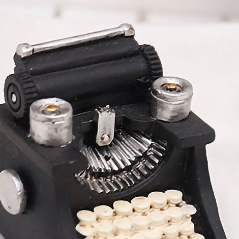 Retro-Miniaturobjekte aus Europa, kreative Telefone aus Kunstharz, Kameras, Dekorationen für den Weinkeller im Wohnzimmer, Schreibmaschinen. (1/5)