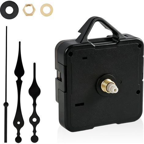 Complet de Mécanisme d’Horloge Silencieux pour Horloge Murale, Mécanisme à Pile Durable avec Aiguilles, Installation Facile pour Réparation d’Horloges de Styles (1/5)