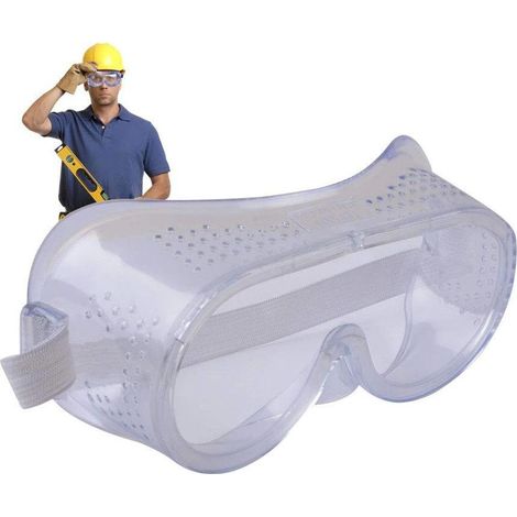 Occhiali di protezione da lavoro con lente a specchio maschera protettiva di sicurezza antipolvere inquinamento (1/5)
