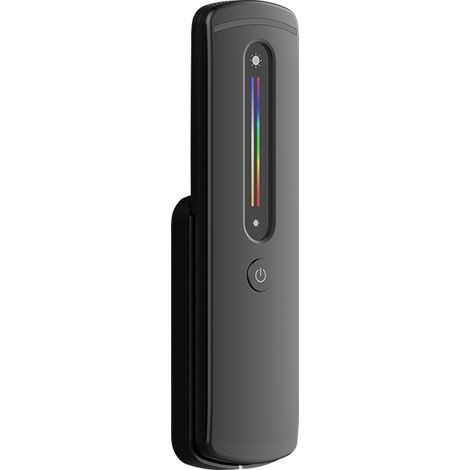 La télécommande tactile RGB moulée sur mesure RC09RFB noire est compatible avec les contrôleurs RGB, RGBW et RGBCW.