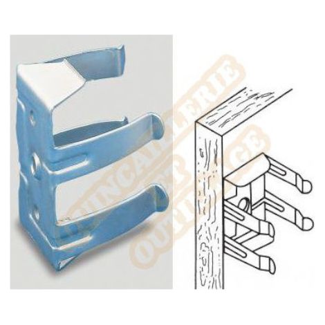Clips de fixation 55mm pour support bois - 201.30